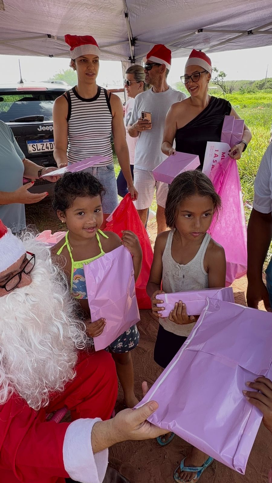 Registro da Ação Natal 2025 do Amigos Pro Bem CG